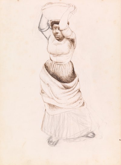 The Laundress by Manuel Martinez Hugue Manolo